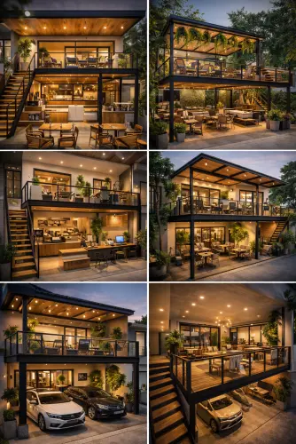 Mezannine Cafe Modern di Pasar Kemis